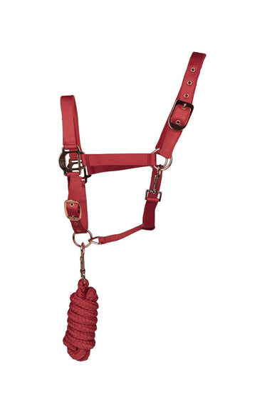 Hy Equestrian Rose Gold Head Collar & Lead Rope