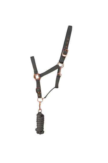 Hy Equestrian Rose Gold Head Collar & Lead Rope