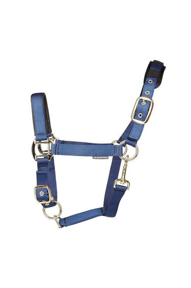 Hy Equestrian Deluxe Padded Head Collar Navy