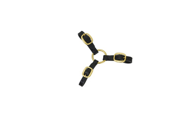 Hy Equestrian Three Way Leather Coupling