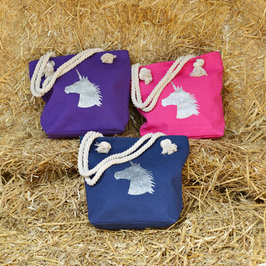 Hy Equestrian Unicorn Glitter Tote Bag