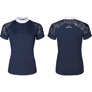 Buy Equipage Brooke Ladies Lace Navy Competition Shirt | Online for Equine