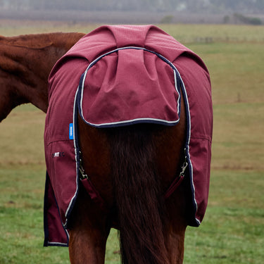 Weatherbeeta Comfitec Prelim Turnout 220G Burgundy/ Navy
