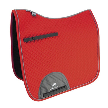 HY Sport Active Dressage Saddle Pad Rosette Red