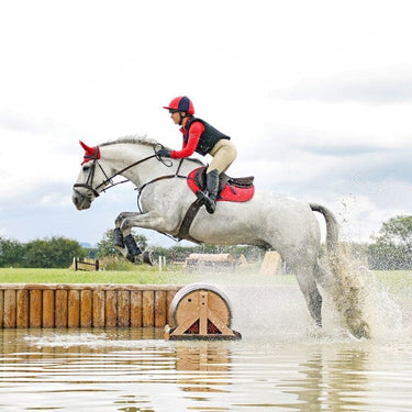 Buy HY Sport Active Fly Veil Rosette Red| Online for Equine