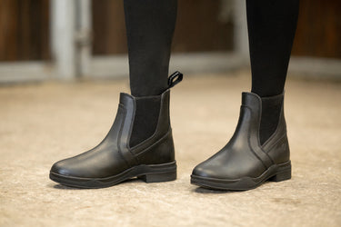 Hy Equestrian Fleece Lined Wax Leather Jodhpur Boot