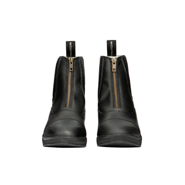 Hy Equestrian Fleece Lined Wax Leather Zip Jodhpur Boot