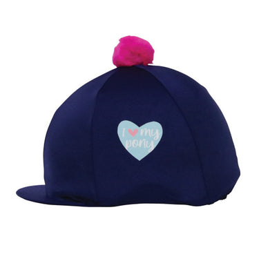 I Love My Pony Collection Hat Cover by Little Rider-Navy-One Size
