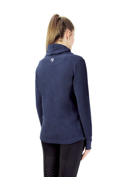 Hy Equestrian Synergy Cowl Neck Top Navy