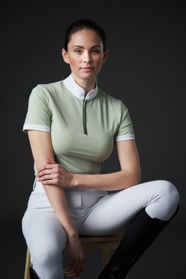 Buy Catago Nice 1/4 Zip Faded Forest Ladies Competition Shirt | Online for Equine