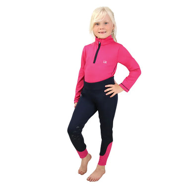 Sara Riding Tights By Little Rider Navy/Pink