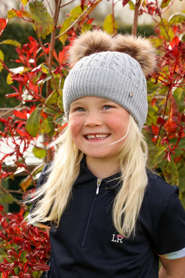 Hy Equestrian Morzine Children's Bobble Hat