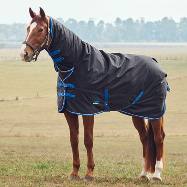 Weatherbeeta Comfitec Tyro Turnout Combo Neck 220G Black/ Cobalt