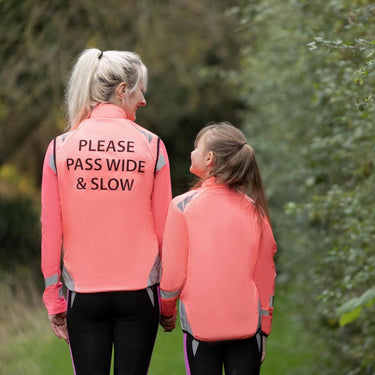 Reflector Gilet by Hy Equestrian Pass Wide and Slow