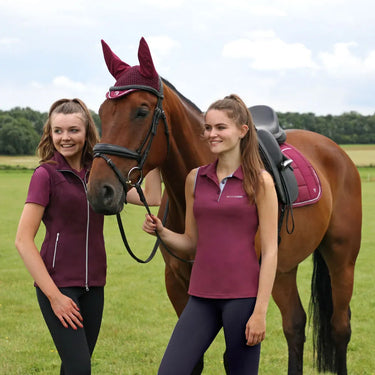 Hy Equestrian Synergy Fly Veil Fig/ Silver