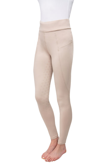 Hy Equestrian Melton Riding Tights Beige