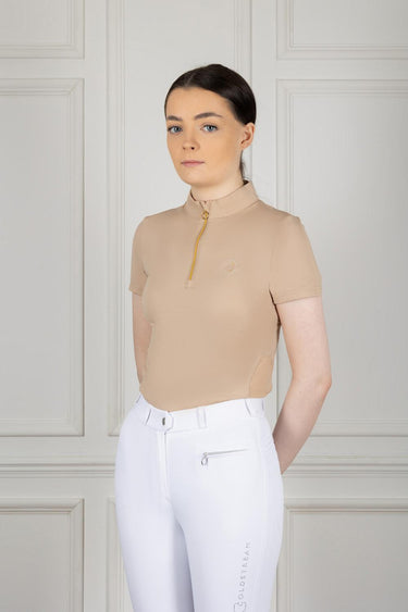 Coldstream Coldingham Short Sleeve Base Layer Warm Taupe