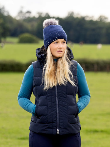 Buy the Le Mieux Navy Loire Gilet | Online for Equine