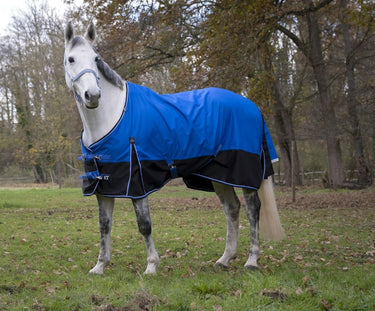 Buy Equi-Thème Tyrex 1200D "Aisance" No Fill Turnout Rug - Blue/Black| Online for Equine