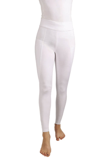 Hy Equestrian Melton Riding Tights White