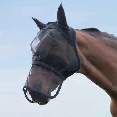 Hy Equestrian Armoured Protect Full Mask with Ears and Nose