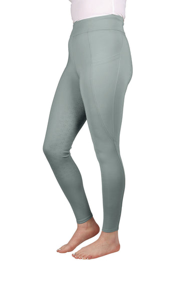 Hy Equestrian Melton Flex Riding Tights Dove Blue