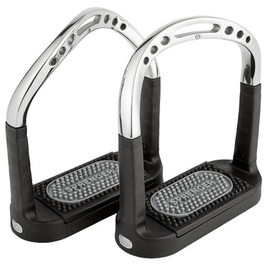 Sprenger Flexcite Stirrup Iron - Size 4 3/4" (120mm) - Material Stainless Steel | Black Tread