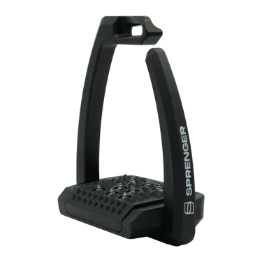 Buy the Sprenger AERO-Stirrups with spikes - Black | Online for Equine