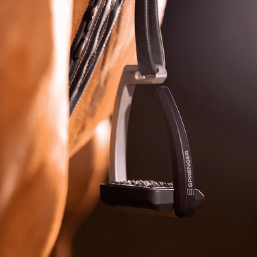 Buy the Sprenger AERO-Stirrups with spikes - Black | Online for Equine