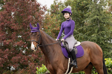 Hy Sport Active Young Rider Base Layer Royal Violet