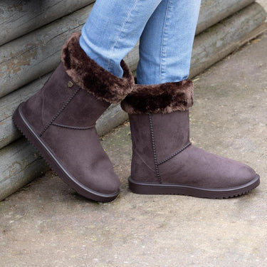 Hy Equestrian Chisworth Waterproof Fleece Boot with Faux Fur