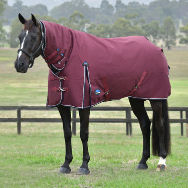 Weatherbeeta Comfitec Essential Turnout Combo 360G Burgundy/ Navy