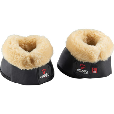 Buy Catago FIR-Tech Bell Boots With Faux Fur| Online for Equine
