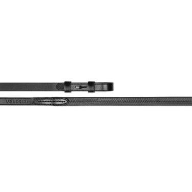 Buy Shires Velociti Lusso Black Nylon Insert Rubber Grip Reins| Online for Equine