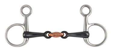Shires Hanging Cheek Sweet Iron Snaffle With Copper Lozenge