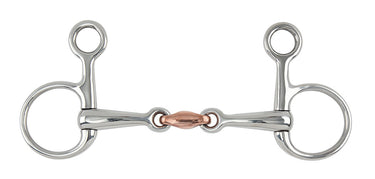 Shires Hanging Cheek Snaffle With Copper Lozenge