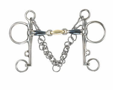 Buy Shires Blue Sweet Iron Pelham with Brass Lozenge| Online for Equine