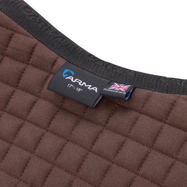 Shires Brown ARMA Deluxe Cotton Numnah