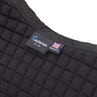 Shires Black ARMA Deluxe Cotton Saddlecloth