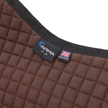 Shires Brown ARMA Deluxe Cotton Saddlecloth