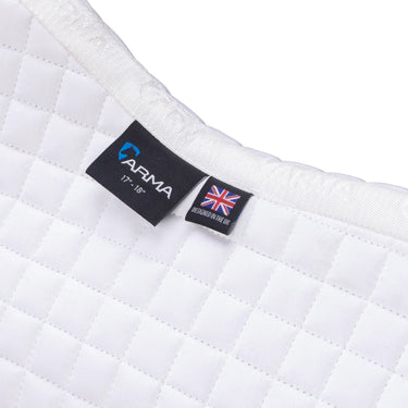 Shires White ARMA Deluxe Cotton Saddlecloth