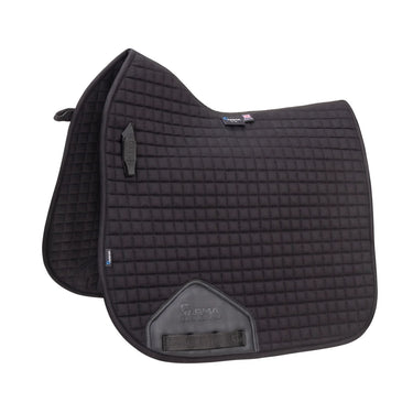 Shires Black ARMA Deluxe Cotton Dressage Saddlecloth