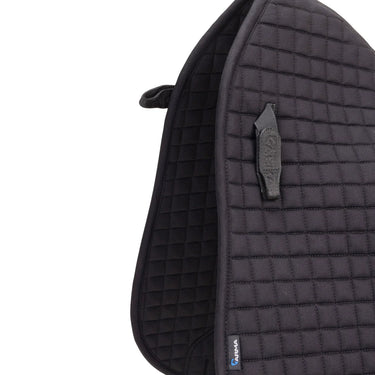Shires Black ARMA Deluxe Cotton Dressage Saddlecloth