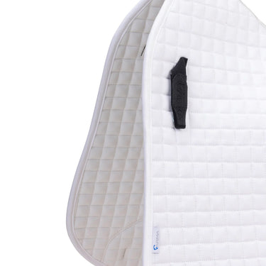 Shires White ARMA Deluxe Cotton Dressage Saddlecloth
