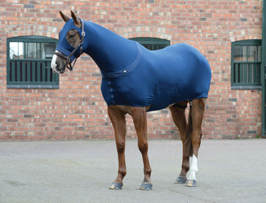 Buy the WeatherBeeta Navy Stretch Rug | Online for Equine