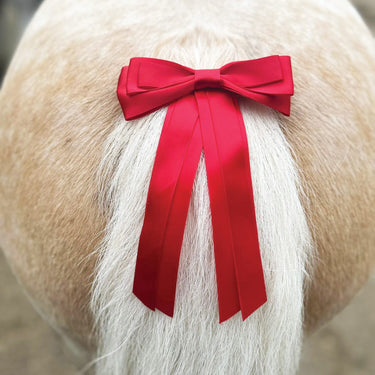 Equetech Red Unisex Horse Competition Warning Tail Ribbon