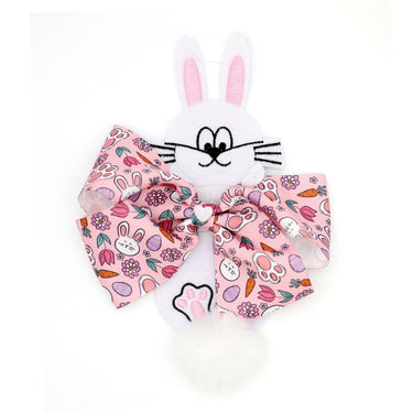Equetech White Horse Bunny Rabbit Horse Tail Bow