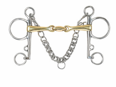 Shires Brass Alloy Pelham with Lozenge