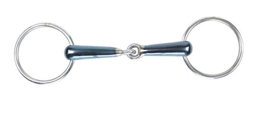 Shires Blue Sweet Iron Hollow Jointed Loose Ring Snaffle