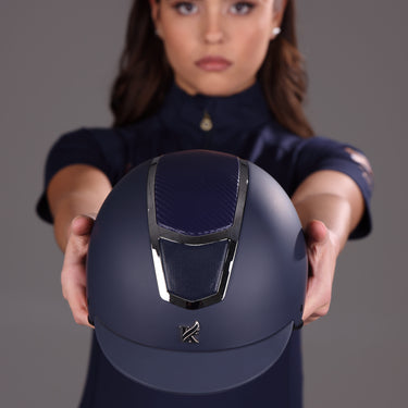 Buy Karben Navy Sienna Vented Adjustable Riding Hat | Online for Equine